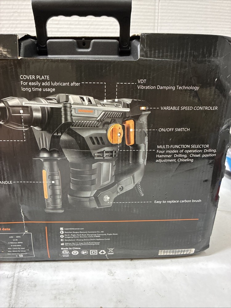 Dovaman RH15A SDS-Plus Rotary Hammer Drill