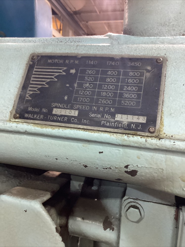 Walker Turner Drill Press