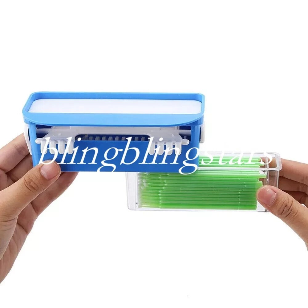 1Set Dental Disposable Micro Applicator Dispenser+400 Pcs Disposable Micro Brush