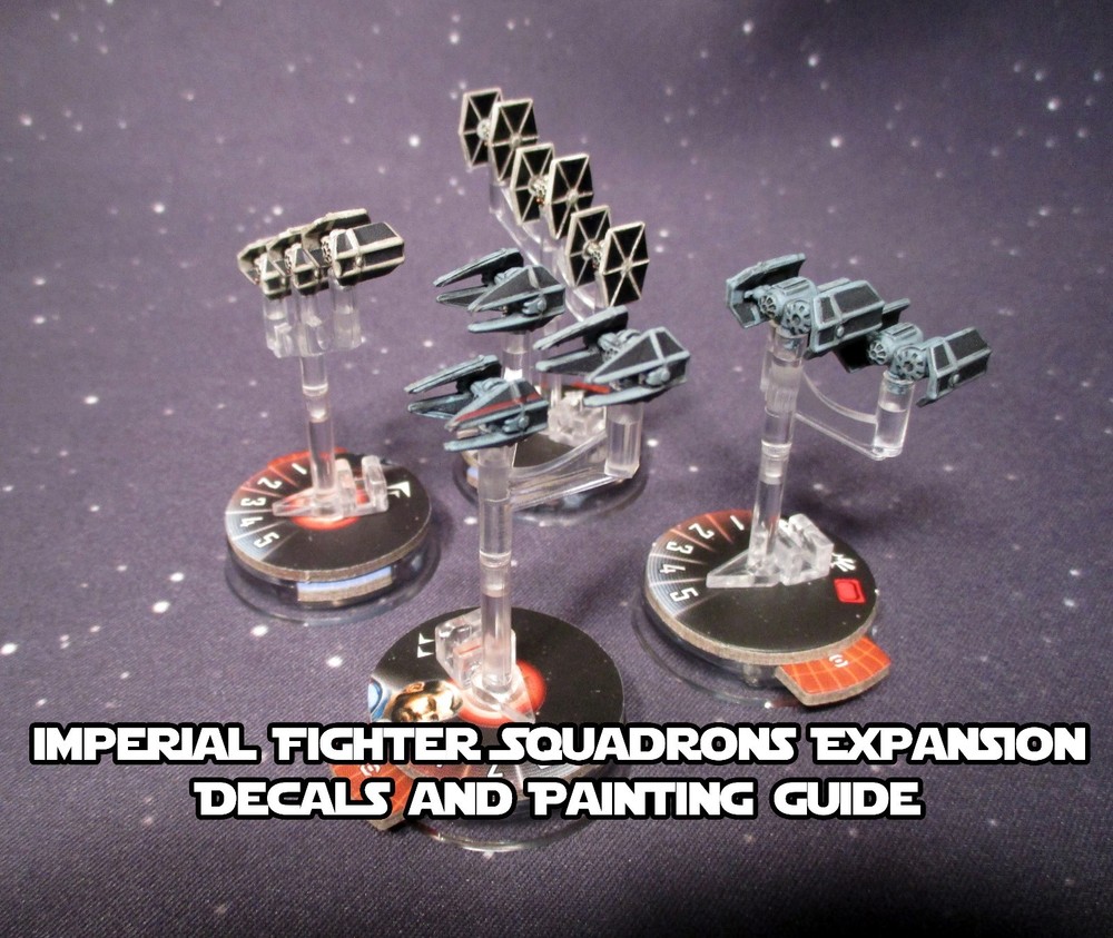 Star Wars Armada Decals for IMPERIAL SQUADRONS Expansion Pack