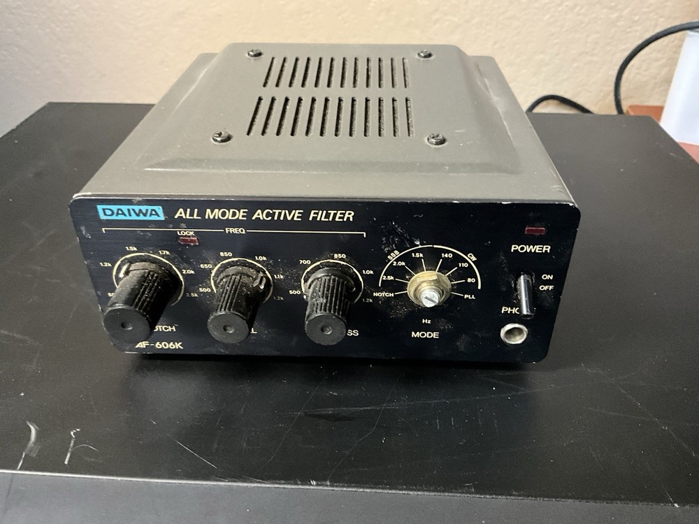 Daiwa AF-606K All Mode Active Filter for HAM Radio Nice Shape Untested Recently