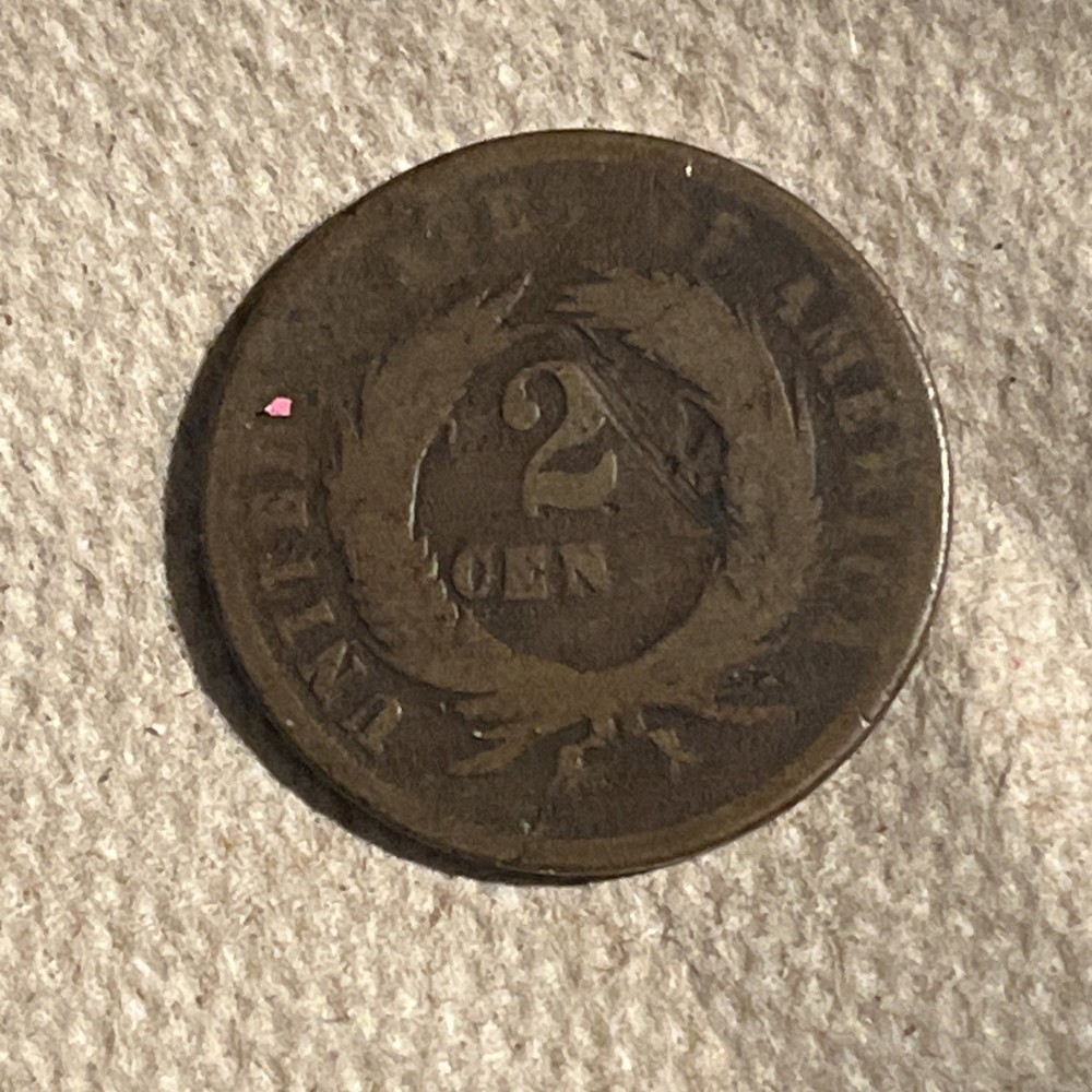 1864 Two Cent Piece Good