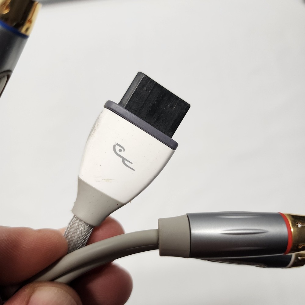 Rocketfish Nintendo Wii Component Video Cable Gold Connector AV Cord