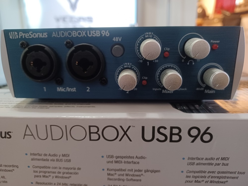 PreSonus AudioBox USB 96 Audio Interface Blue In Box