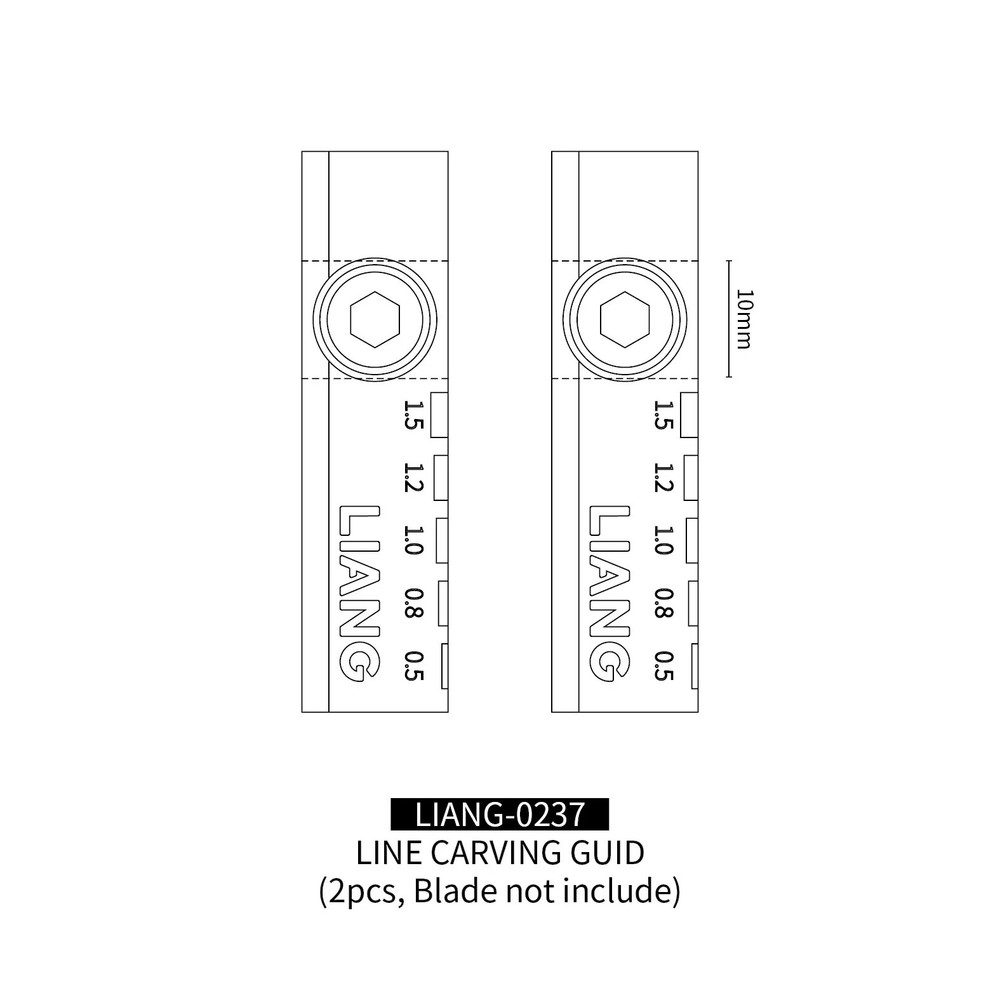 Liang Tools Line Carving Guide LIANG-0237