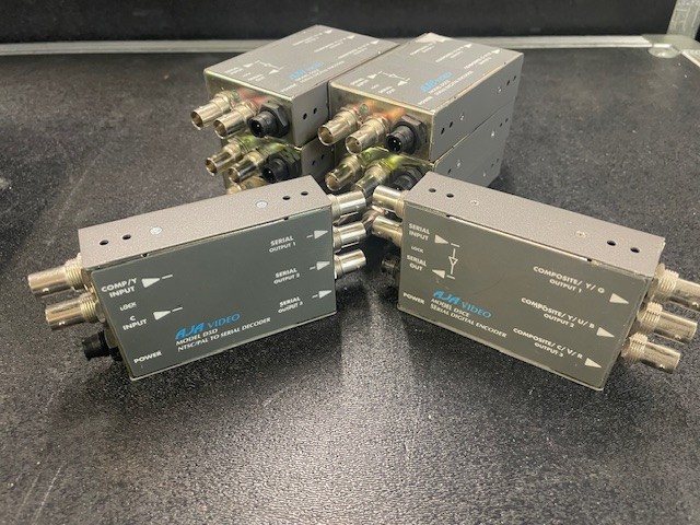AJA D5D NTSC/PAL To Serial Decoder (lot of 7)