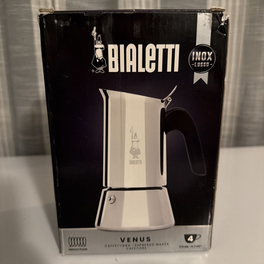 Bialetti Venus Coffee Espresso Maker - 4 Cups - Stainless