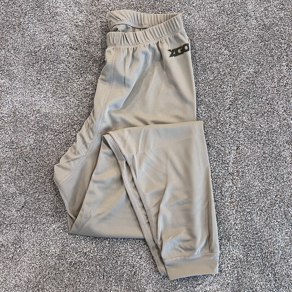 XGO 1st Layer Defense Lightweight Long Pants Base Layer Desert Sand Size Medium