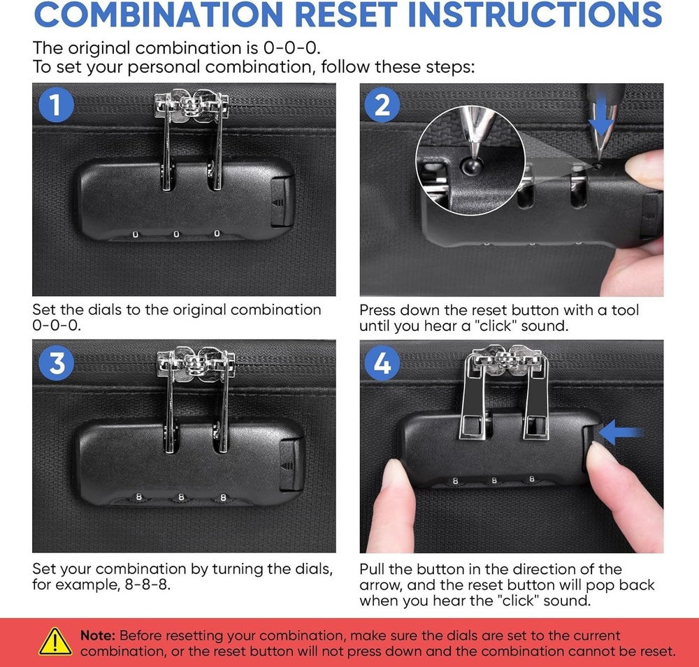 Portable Fireproof Document Bag with Combination Lock - Large 14 Compartment