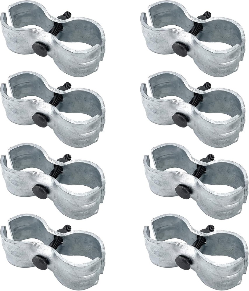 8 Set Chain Link Fence Panel Clamps - 1-5/8" Size