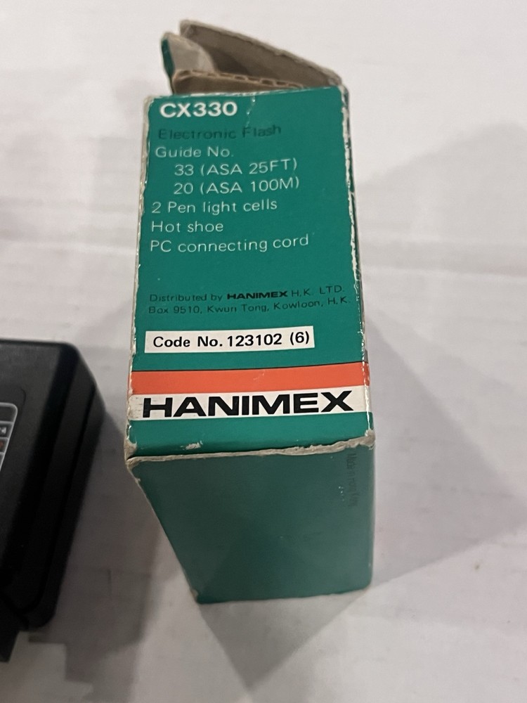 Hanimex CX330 Flash w/Box Vintage