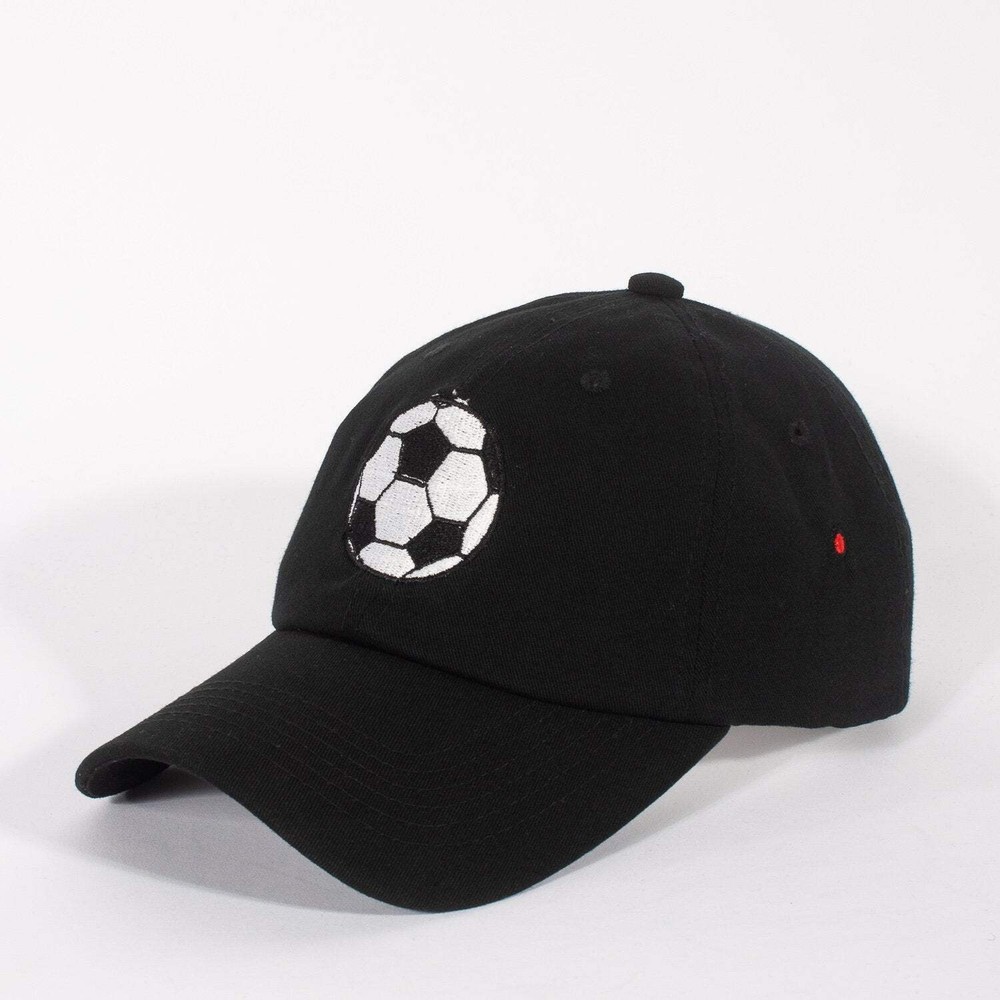 FUTBALL (strapback cap) - dad baseball polo cotton hat - Black White Grey Red