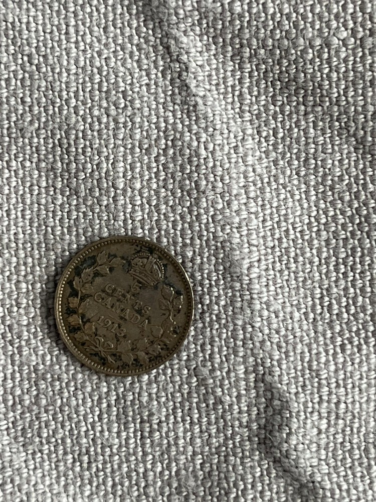 Canada 5 Cent Silver 1913 Lot#43