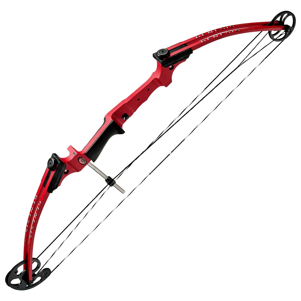 Genesis Original Archery Compound Bow, Adjustable Size, Draw Hand-Right, Red