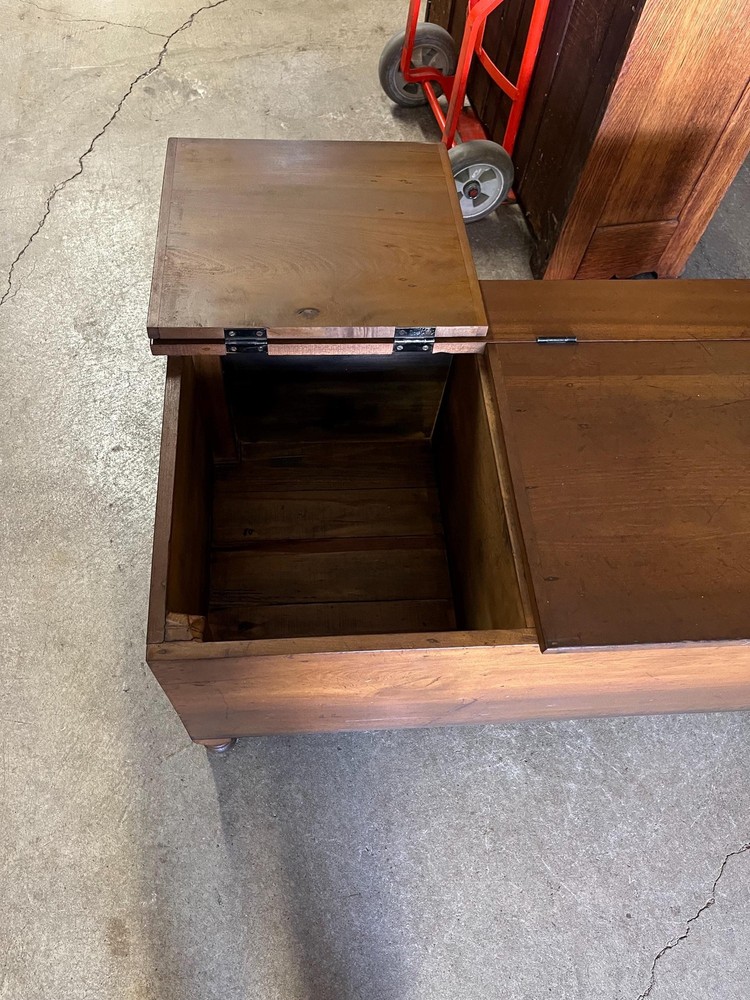 Primitive Blanket Chest with Divided Compartments