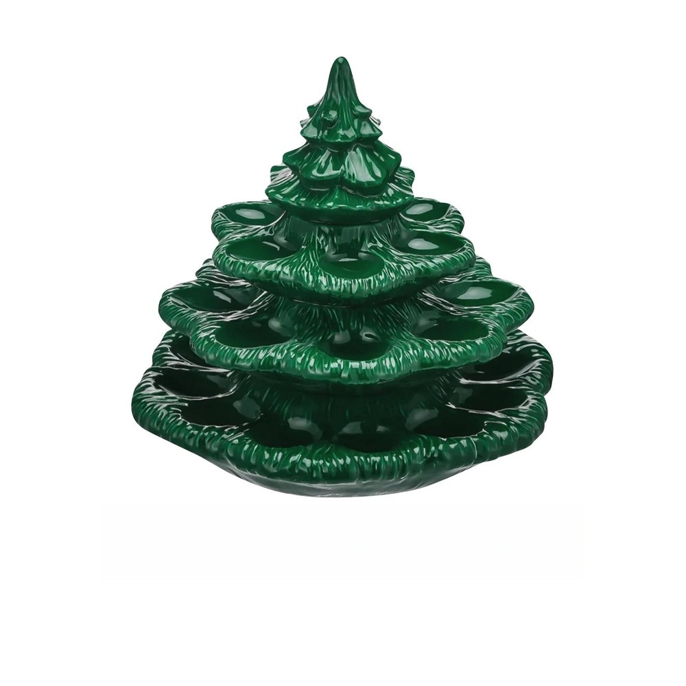 Deviled Egg Christmas Tree, Christmas Tree Deviled Egg Platter, Xmas Tray