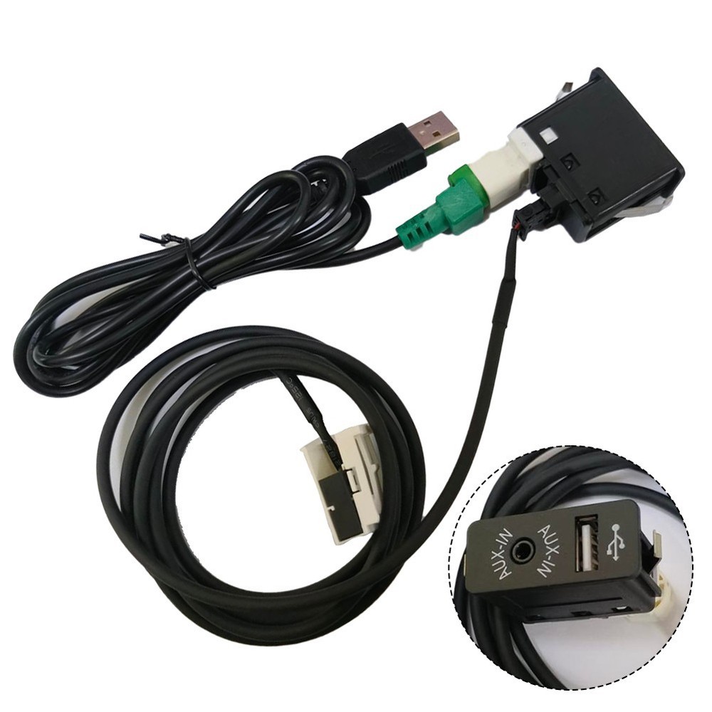 High performance USB AUX Input Socket Adapter for BMW CD 12PIN Interface