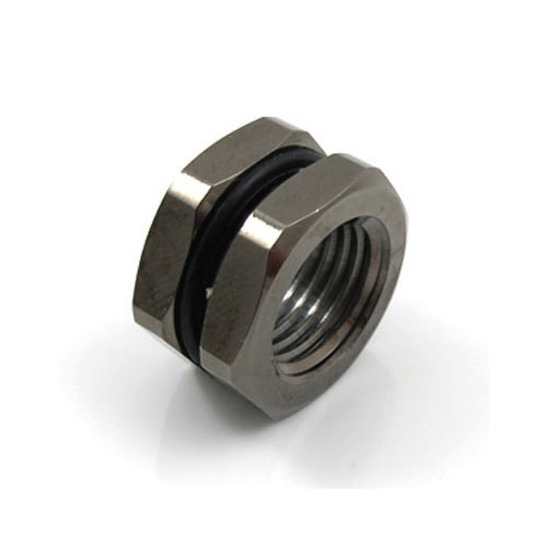 XSPC G1/4" Threaded Bulkhead Fitting (Black Chrome Finish)
