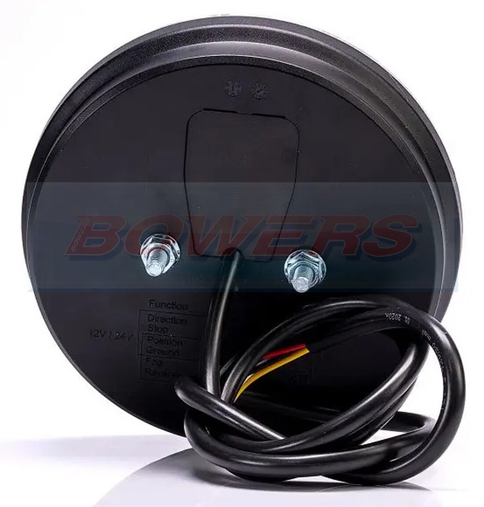 LED REAR ROUND HAMBURGER LAMP LIGHT + PROGRESSIVE DYNAMIC SEQUENTIAL INDICATOR