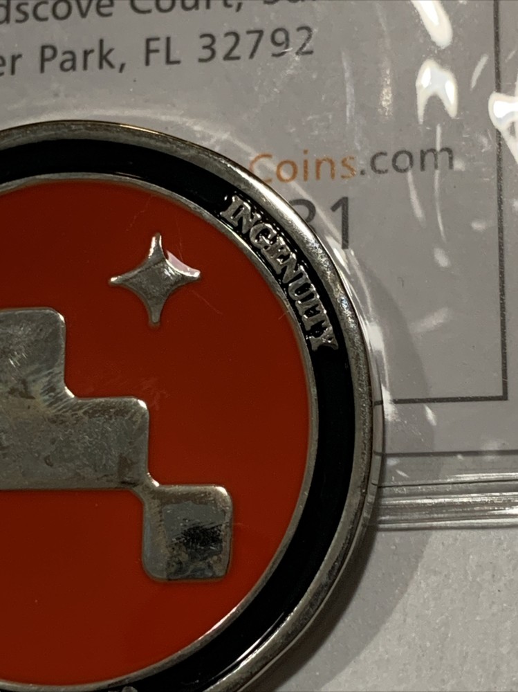 Mars 2020 Perseverance Rover Challenge Coin- ULA INGENUITY