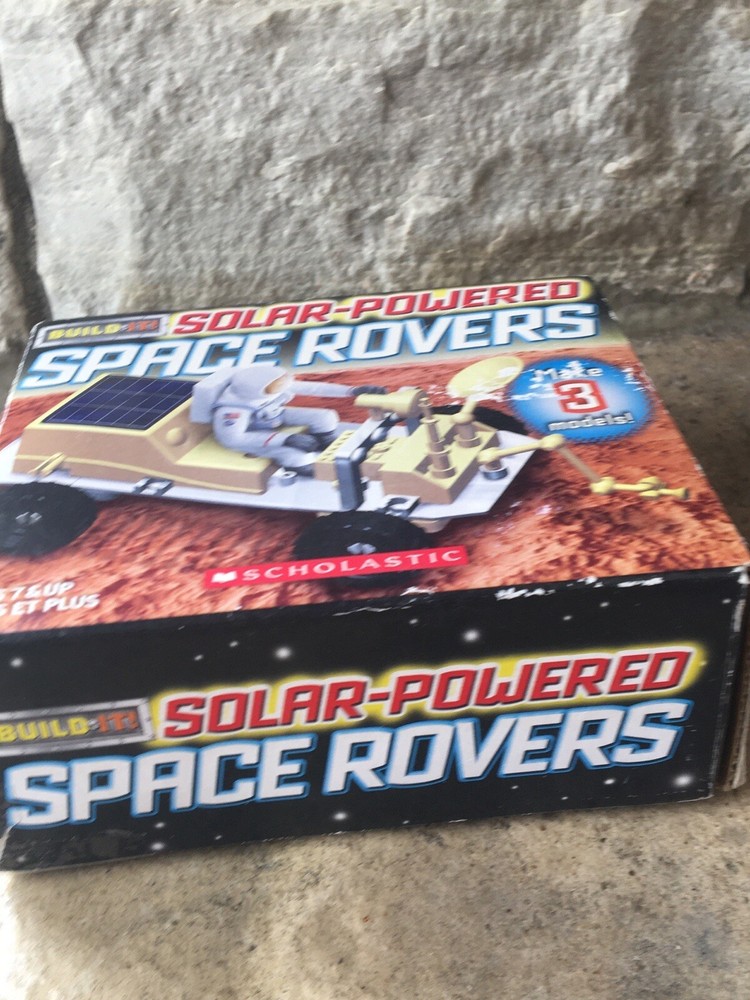 Scholastic Solar-Powered Space Rovers with Original Box Pre- Owned