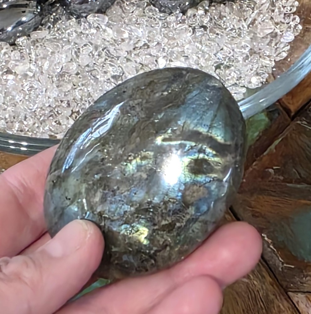 Labradorite Palm Stones- Extra Large- All Have Flash!