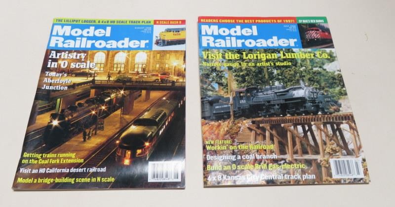 Model Railroader Magazine Complete Year 1998 - 12 Issues