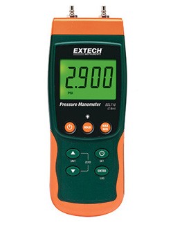 Extech SDL710: Differential Pressure Manometer Datalogger 2.9Psi