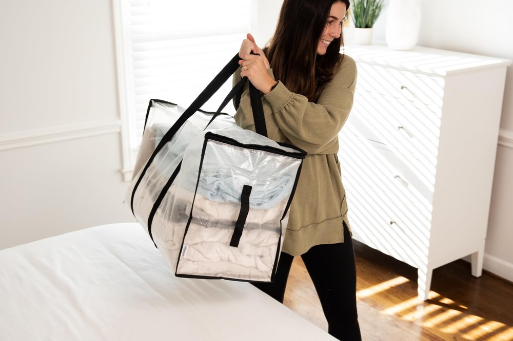 Oversized Moving Bags or Storage Bag – Large Moving Boxes with Backpack Strap...