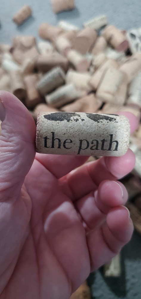 wine bottle corks, Aprox 276 Pcs. Assorted Styles, Names