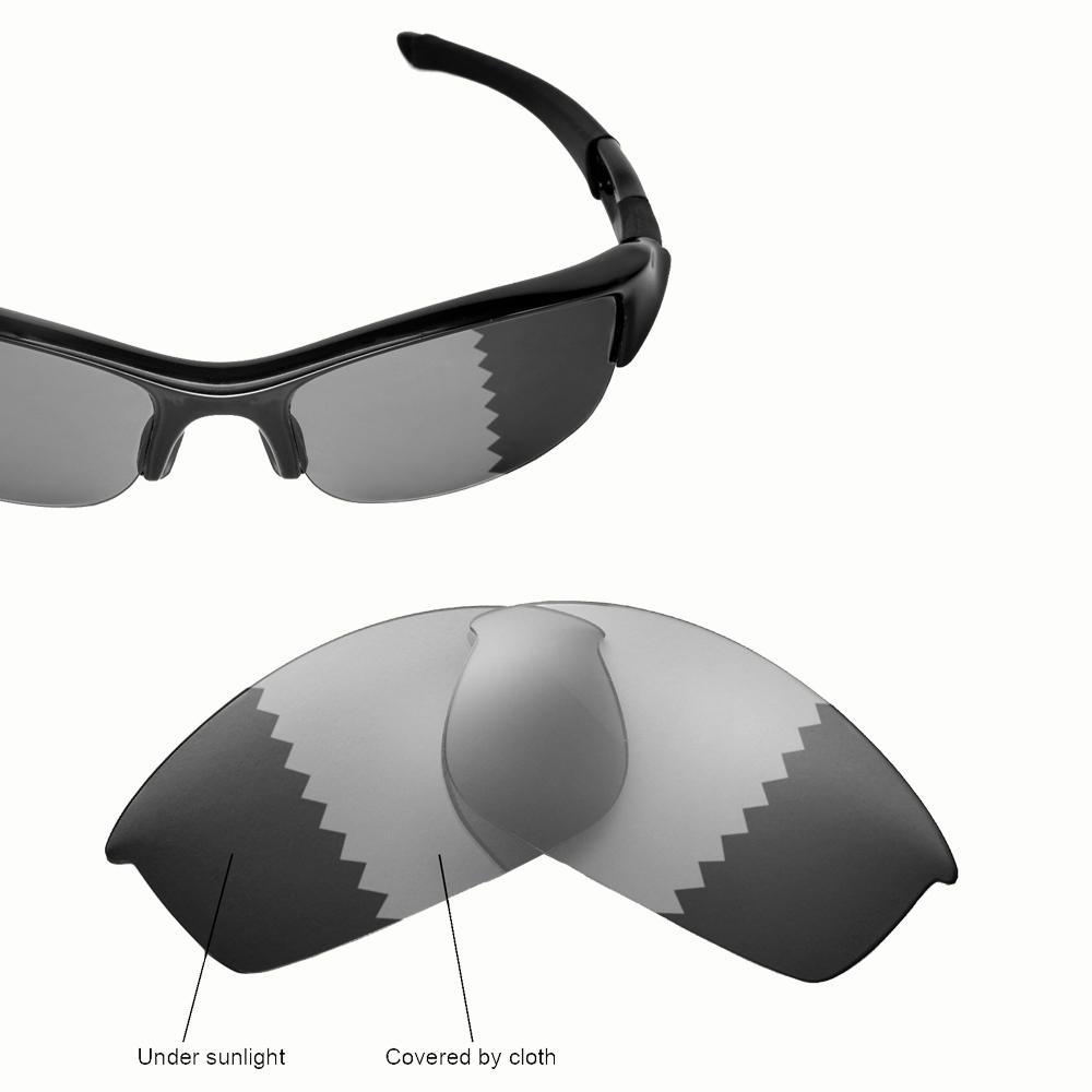 Walleva Replacement Lenses for Oakley Flak Jacket Sunglasses - Multiple Options