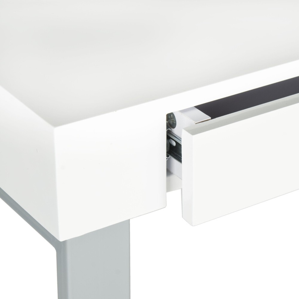 SAFAVIEH Barton Desk | White / Grey |