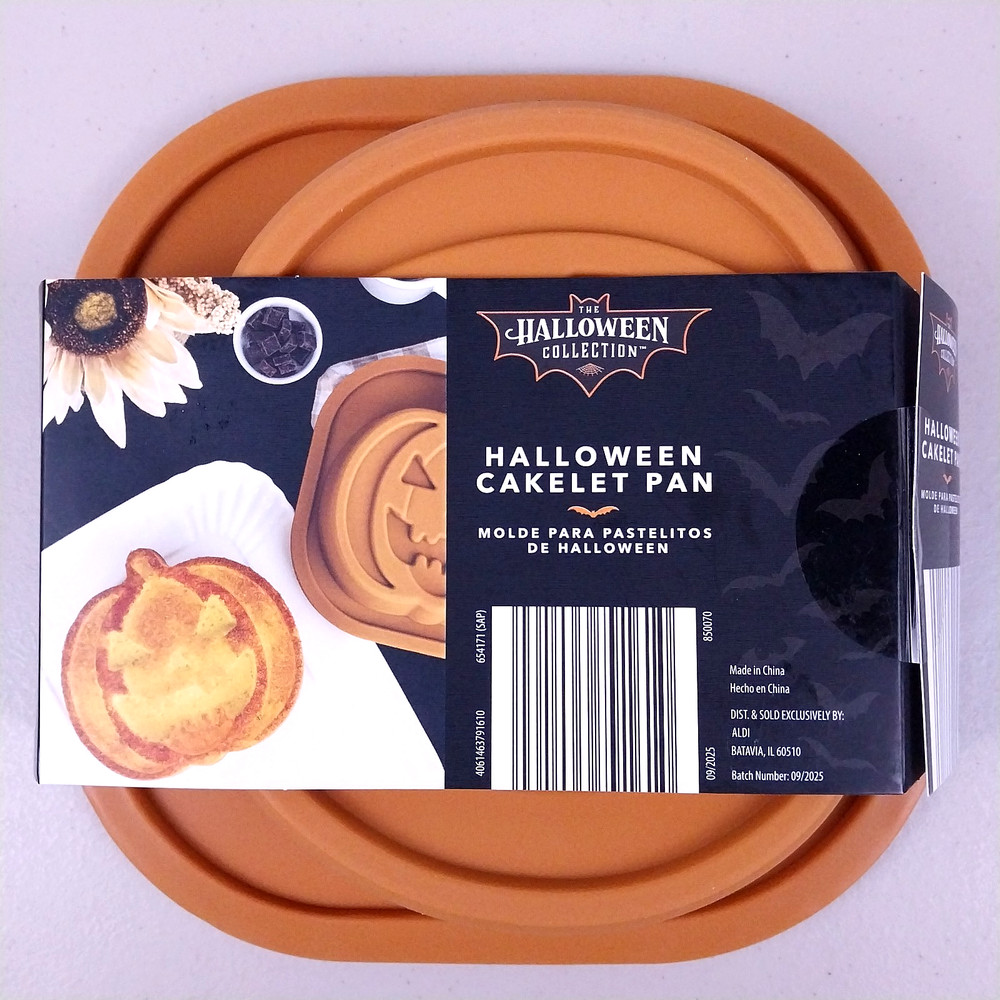 Aldi Cakelet Pan Jack O Lantern Non-Stick Pumpkin Halloween Fall