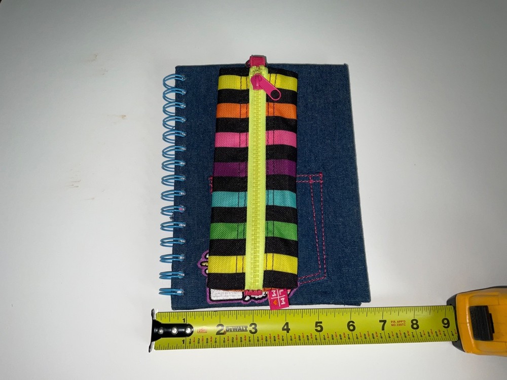 Little Miss Matched Attach-A-Patch Denim Notebook