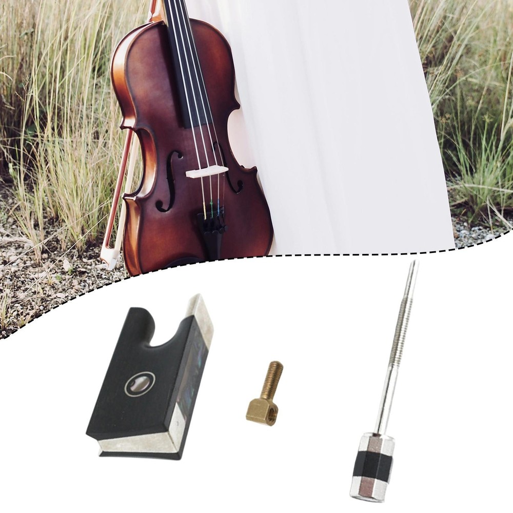 4/4 Violin Bow Frog DIY Violin Bow Making High Performance Decorative Sturdy