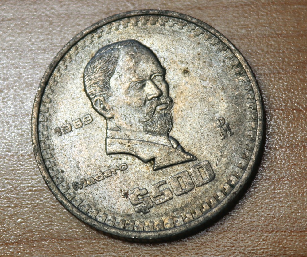 1989 Mexico 500 Pesos