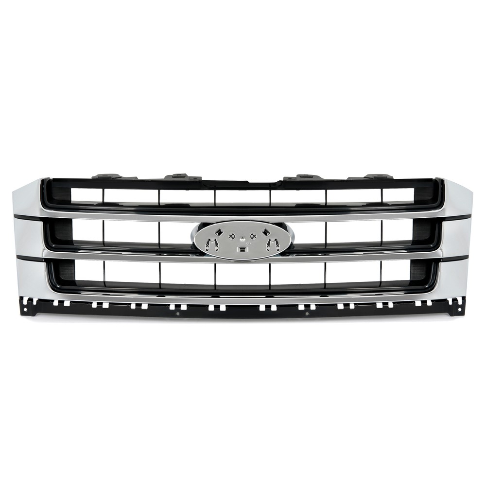 For Ford Expedition 2015 2016 2017 Chrome Front Bumper Upper Grill ABS Grille