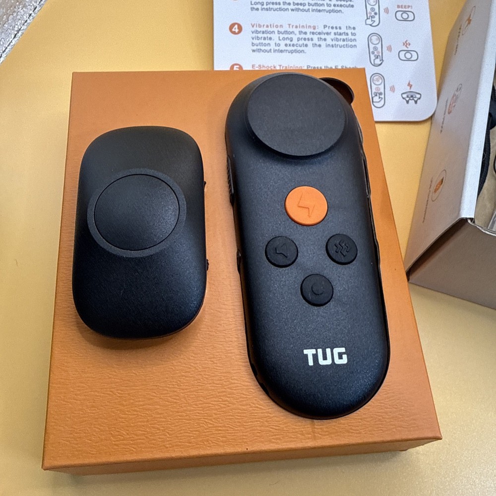 TUG Remote Dog Training Collar Vibration Shock Combination NEW