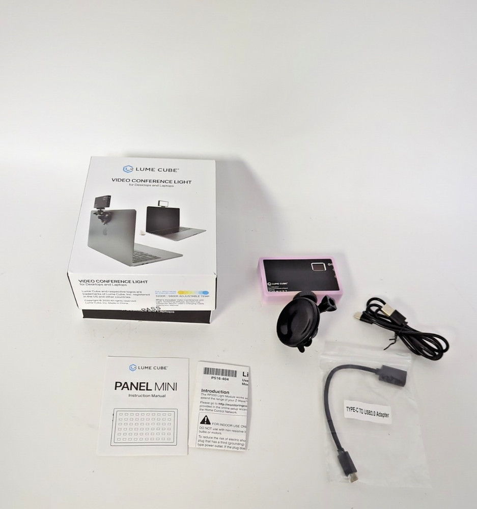 LUME CUBE VIDEO CONFERENCE LIGHT LC-PANELMINI 1