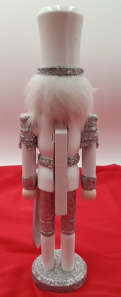 Clever Creations Nut Cracker Decoration White NIB