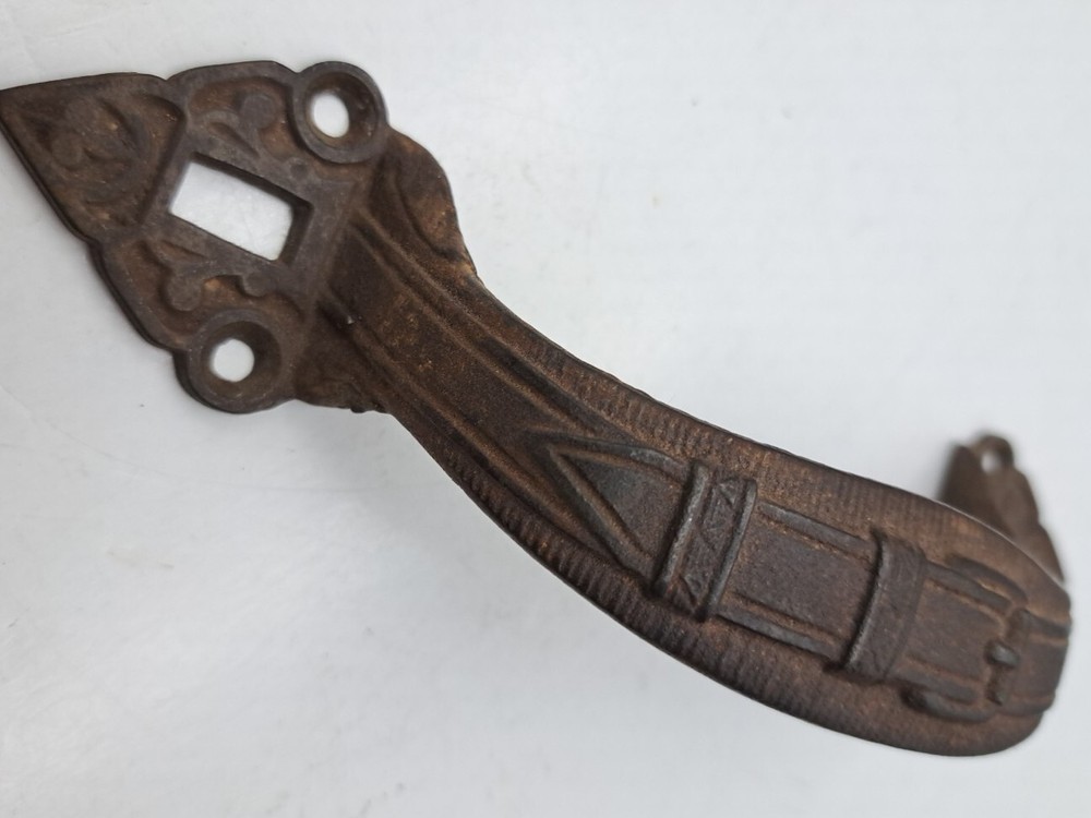 Antique/Vintage Thumb Latch Handle Belt & Buckle Door Handle Pull Door Hardware