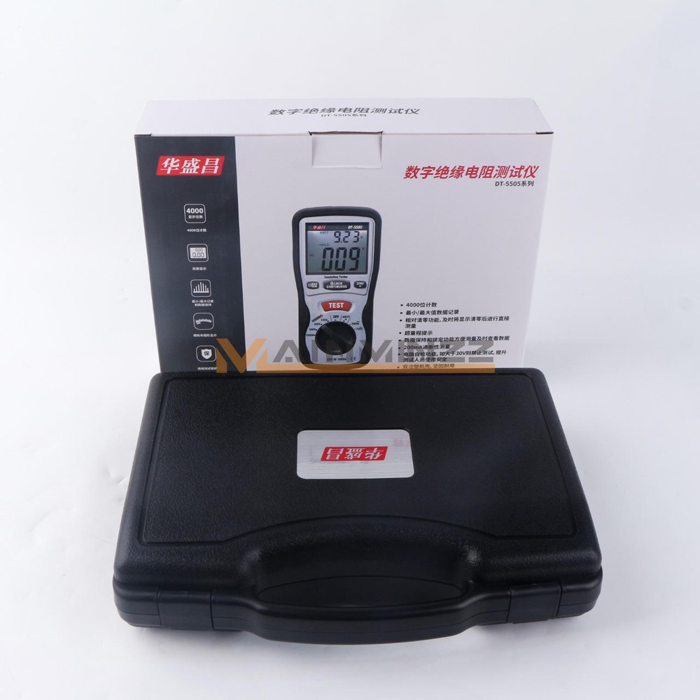 ONE NEW CEM DT-5505 Insulation Testers Large Dual Display with Backlight