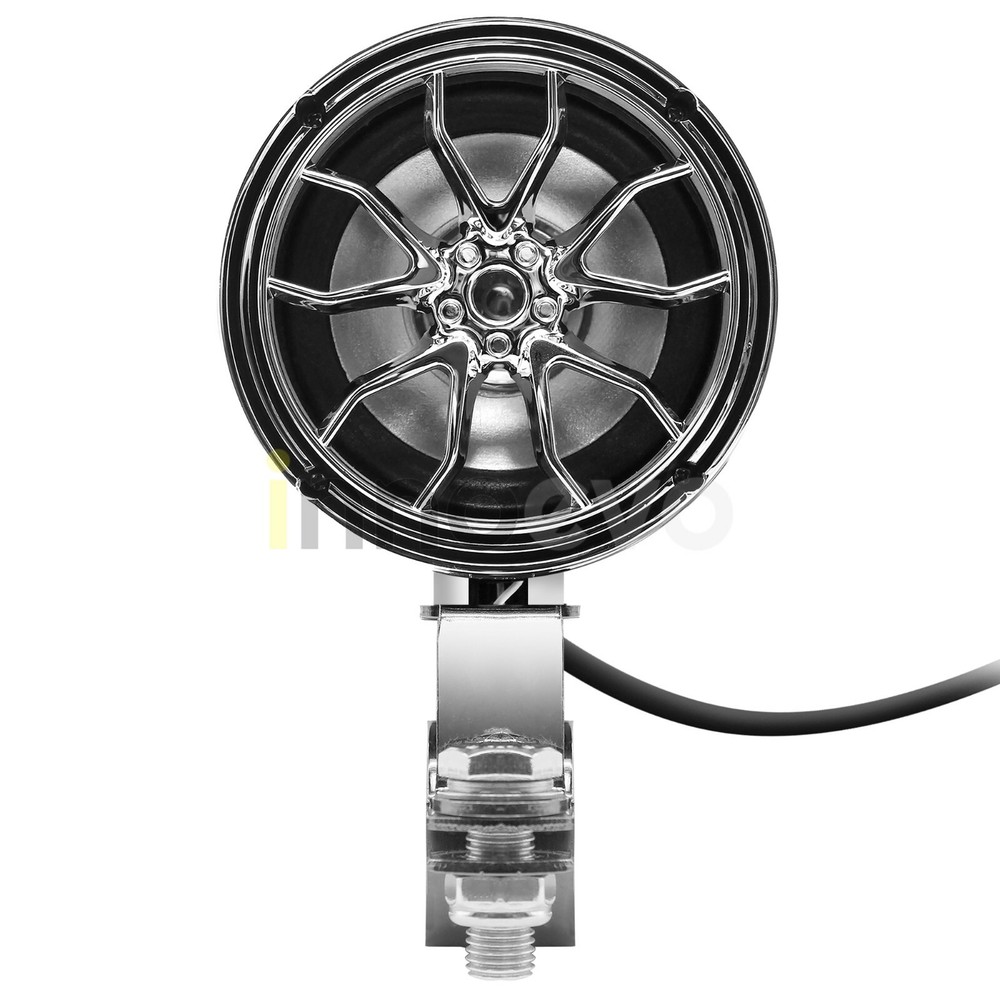 Motorcycle Bluetooth Wireless Speaker Audio System Stereo MP3 SD ATV UTV Scooter