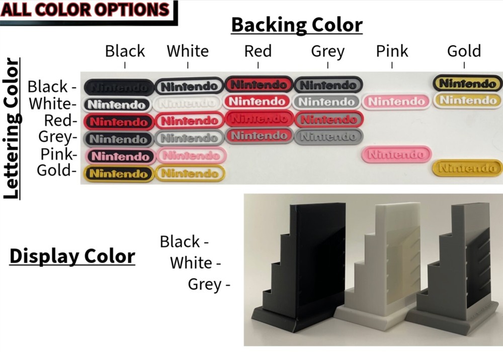 Nintendo Game Boy Advanced SP 9 Game Cartridge Display- DISPLAY ONLY (Customize)