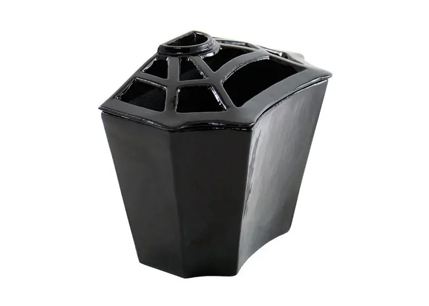 Moiety Insert Cast Iron Stove Steamer 2 Quart Black Enamel Humidifier