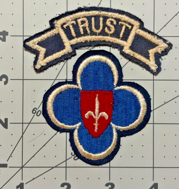 Theater Made Occupation 88th Div Command in Trieste Patch & TRUST Tab Inv# K5845