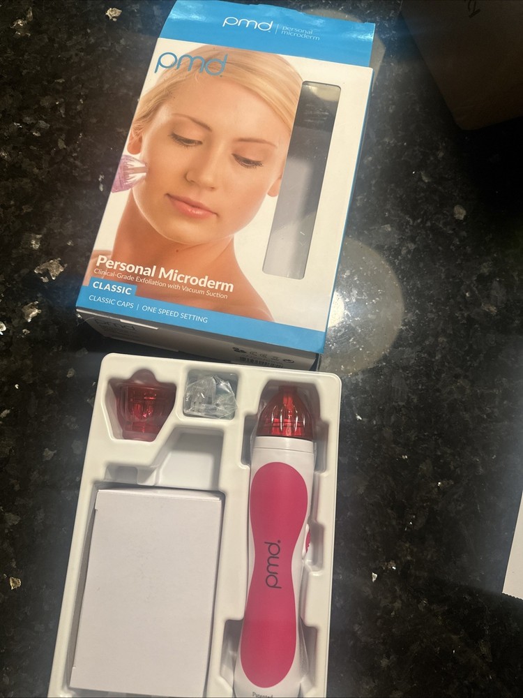 PMD Personal Microderm Classic Clinical-Grade Exfoliation Vacuum Suction Pink