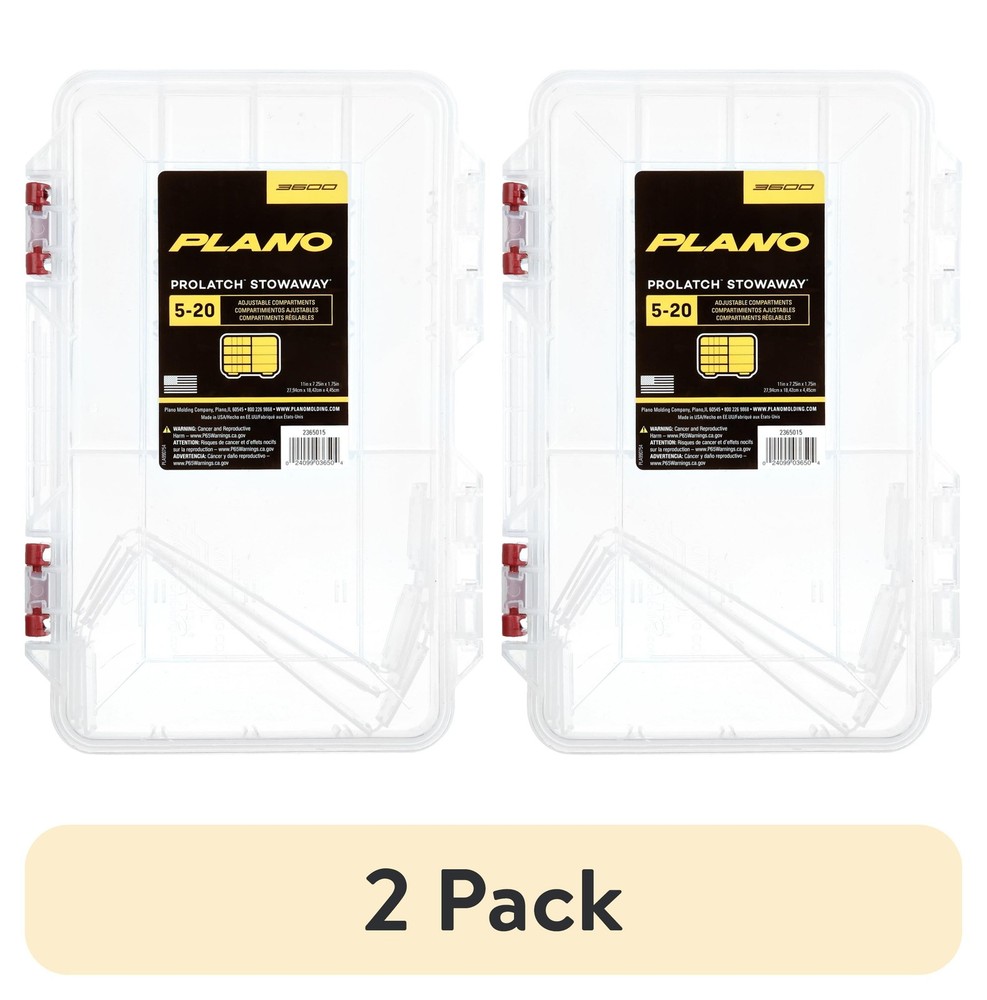Medium Pro-Latch Organizer - 2 Pack, Durable Storage for Crafts, Tools & Parts