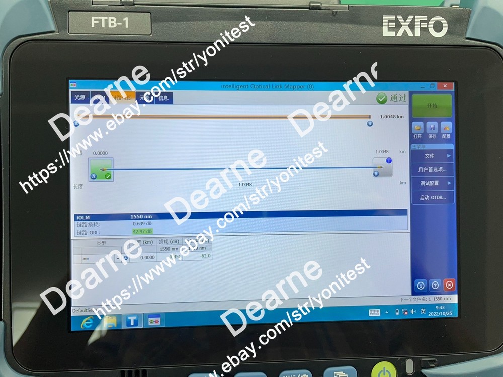 EXFO FTB-1 single-mode and multimode OTDR /new style