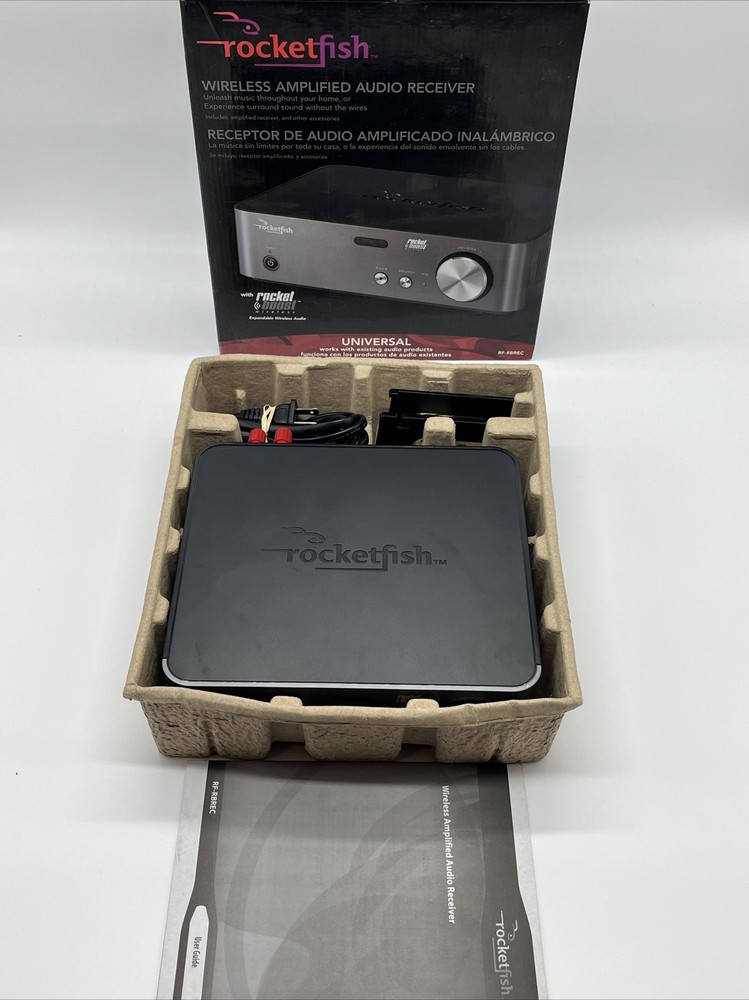 New Rocketfish Wireless Amplified Audio Receiver RF-RBREC